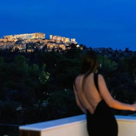 Visum Acropol ,3Br - Private Terrace-Jacuzzi - Amazing View Apartment Athens Exterior photo